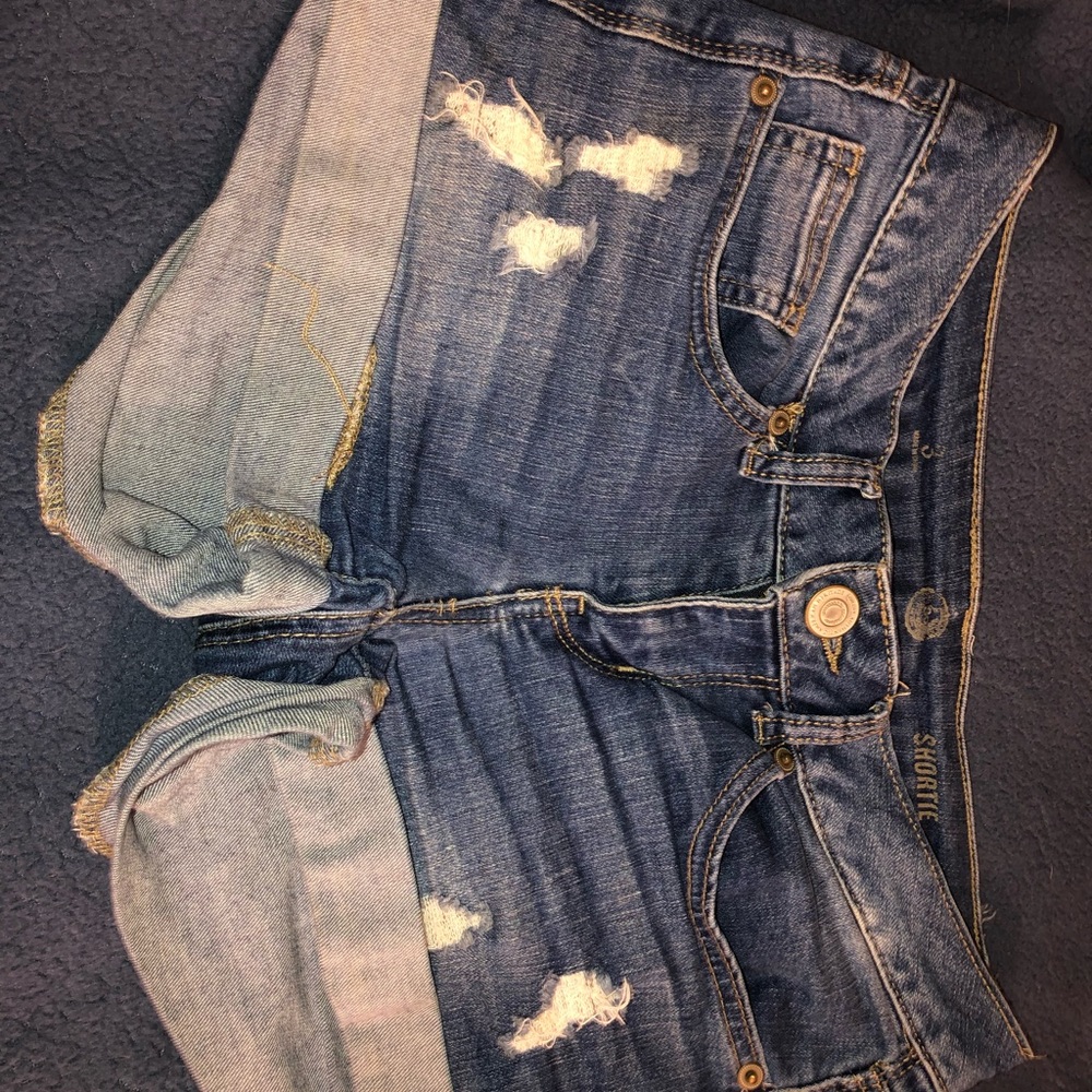 SO blue jean shorts
